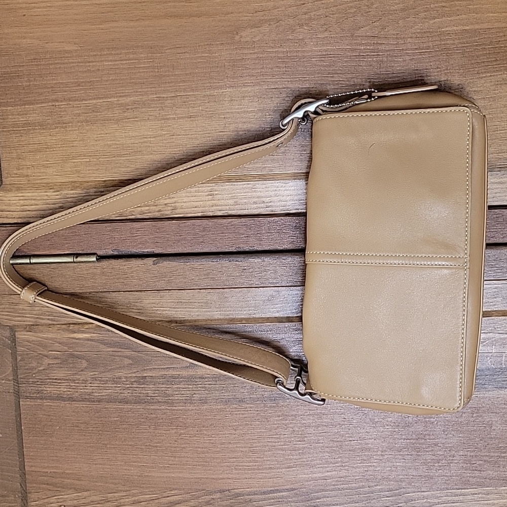 Coach Leather Convertible Crossbody Shoulder Bag